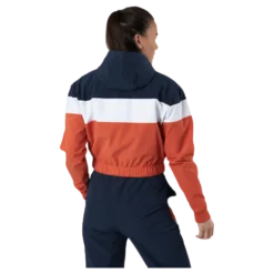 El Sambry Crop Track Top Orange