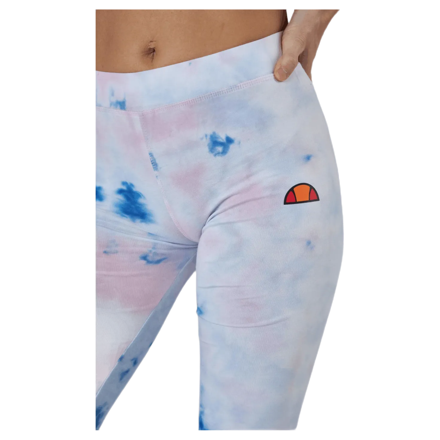 El Solos 2 Tie Dye Legging White