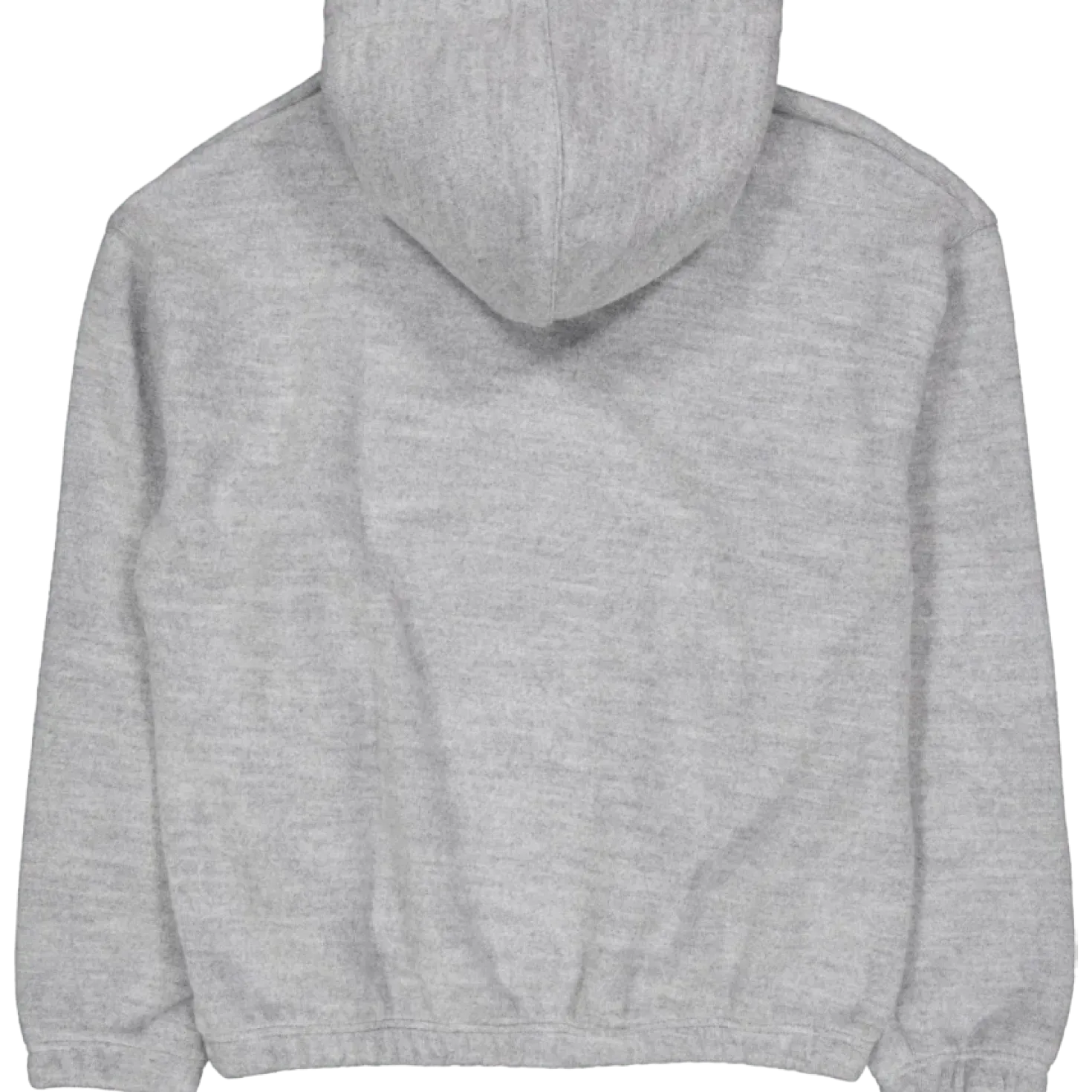 Embroidered Signature Hoodie Silver Chine