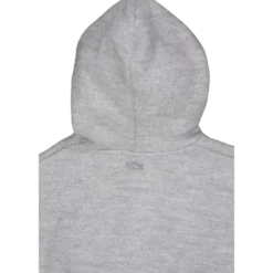 Embroidered Signature Hoodie Silver Chine