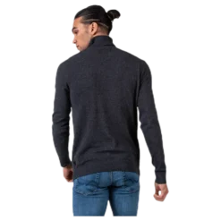 Emil Knit Roll Neck Grey