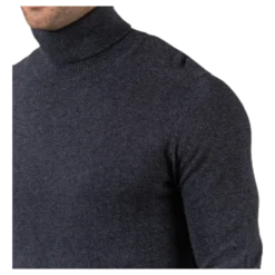 Emil Knit Roll Neck Grey