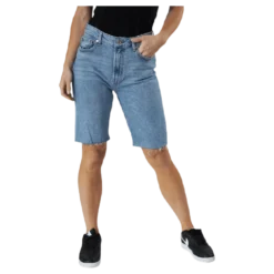 Emily Hw Long Shorts Raw Bb Mas0051 Blue