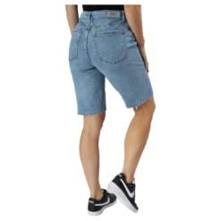 Emily Hw Long Shorts Raw Bb Mas0051 Blue
