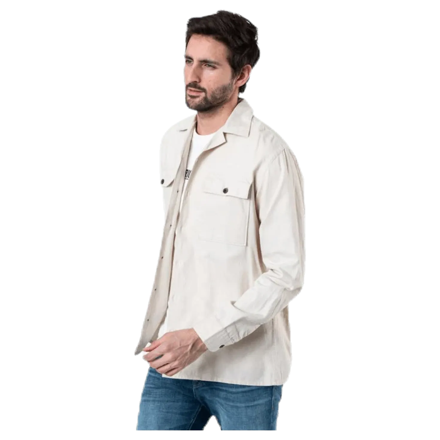 Enok Shirt Ls Silver