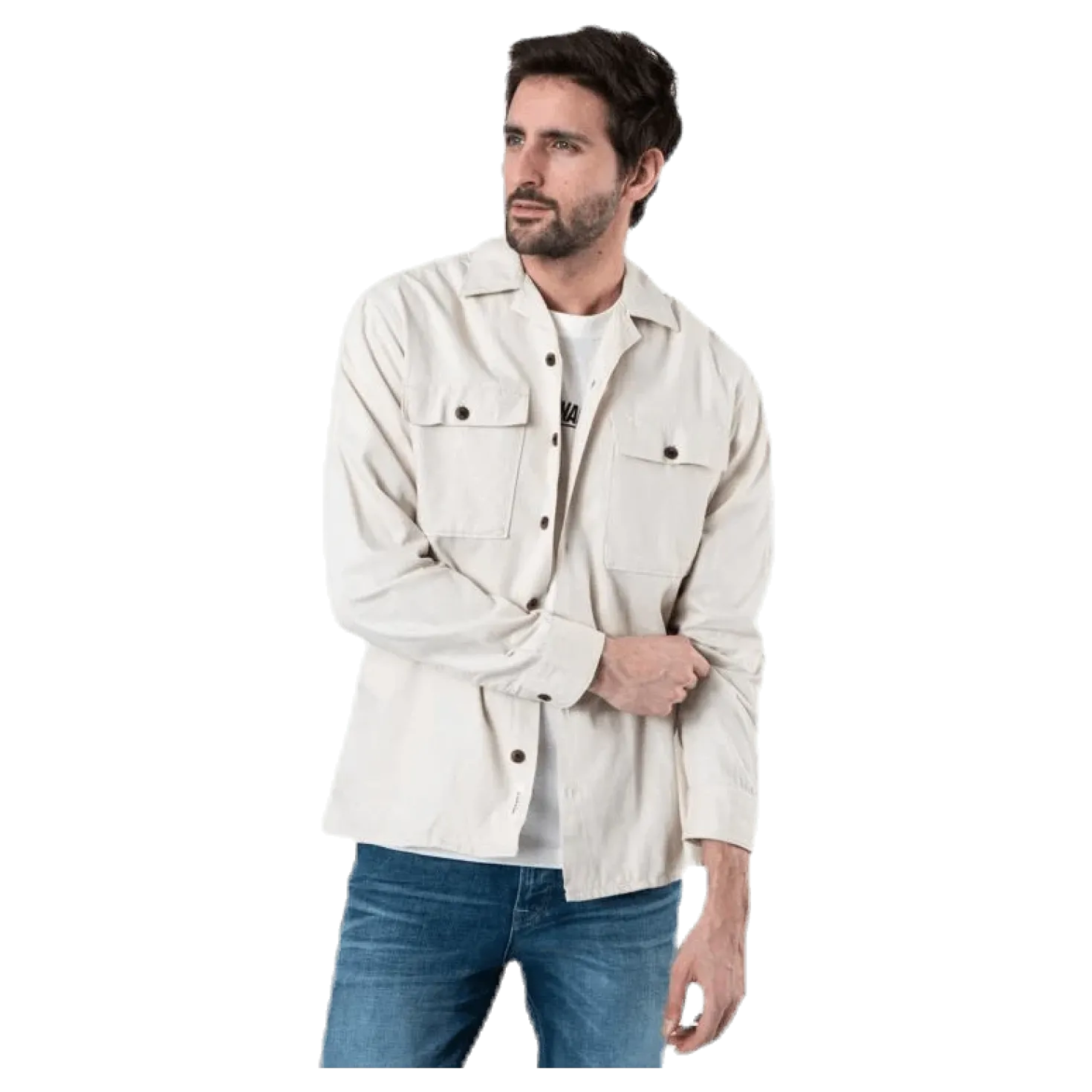 Enok Shirt Ls Silver