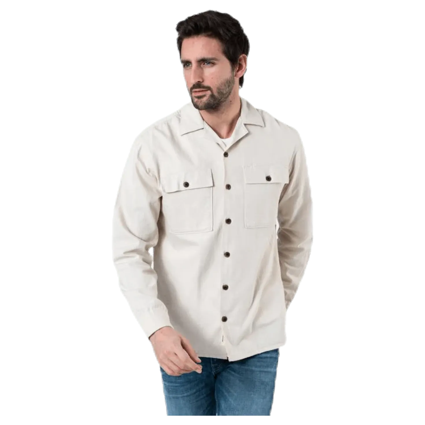 Enok Shirt Ls Silver