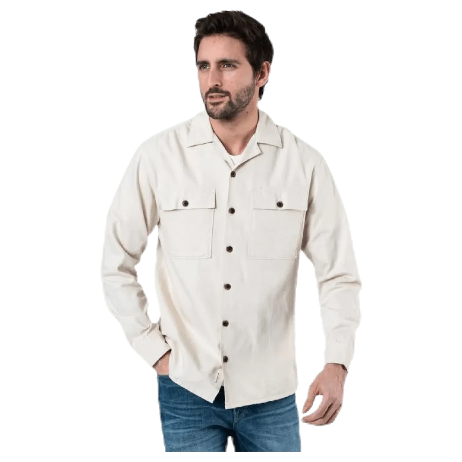 Enok Shirt Ls Silver
