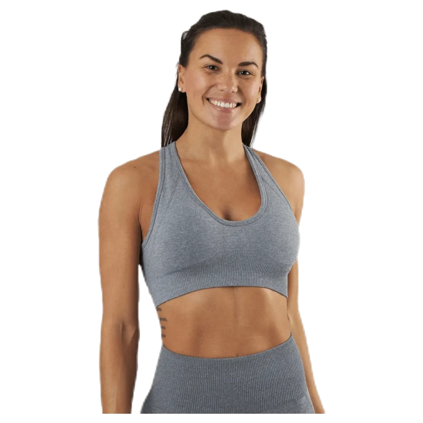 Erica Seamless Sports Bra Grey