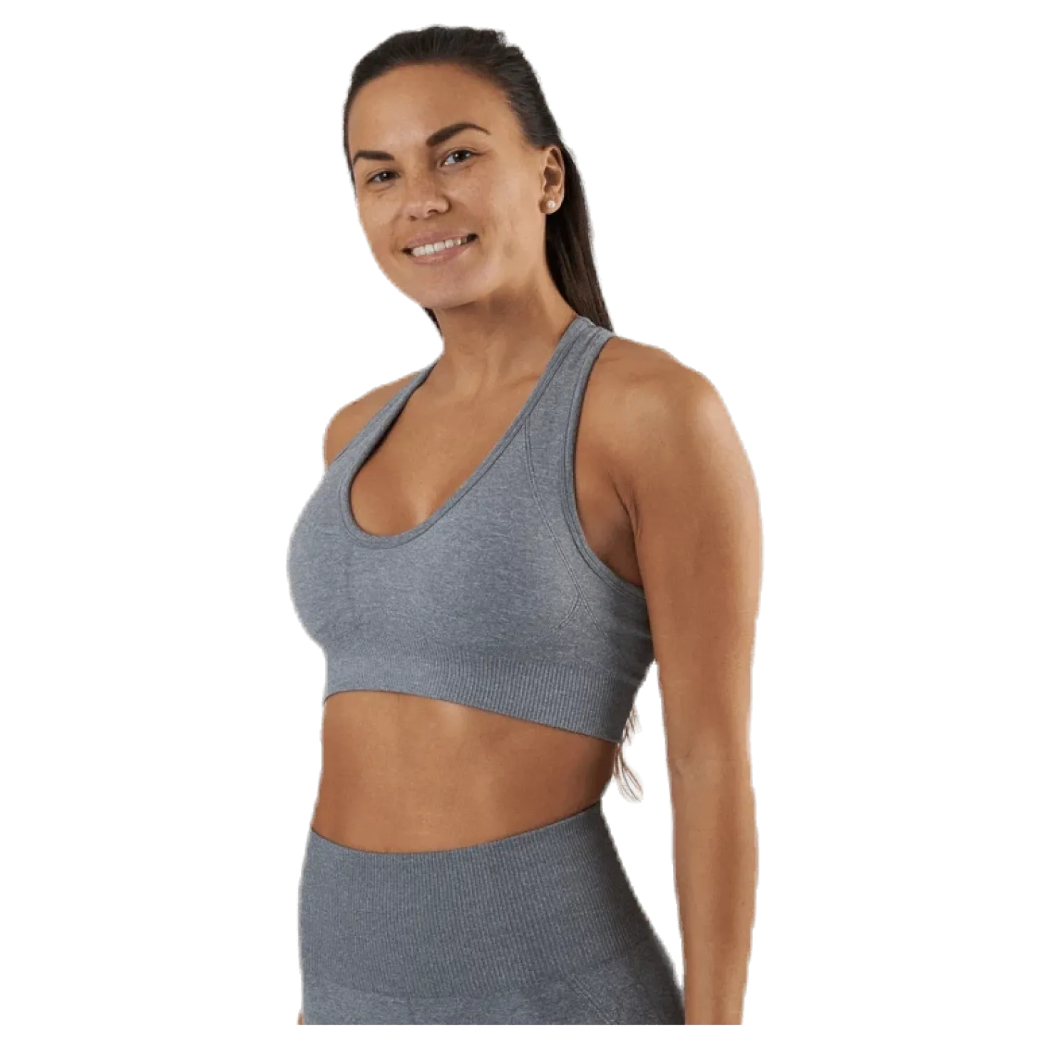 Erica Seamless Sports Bra Grey