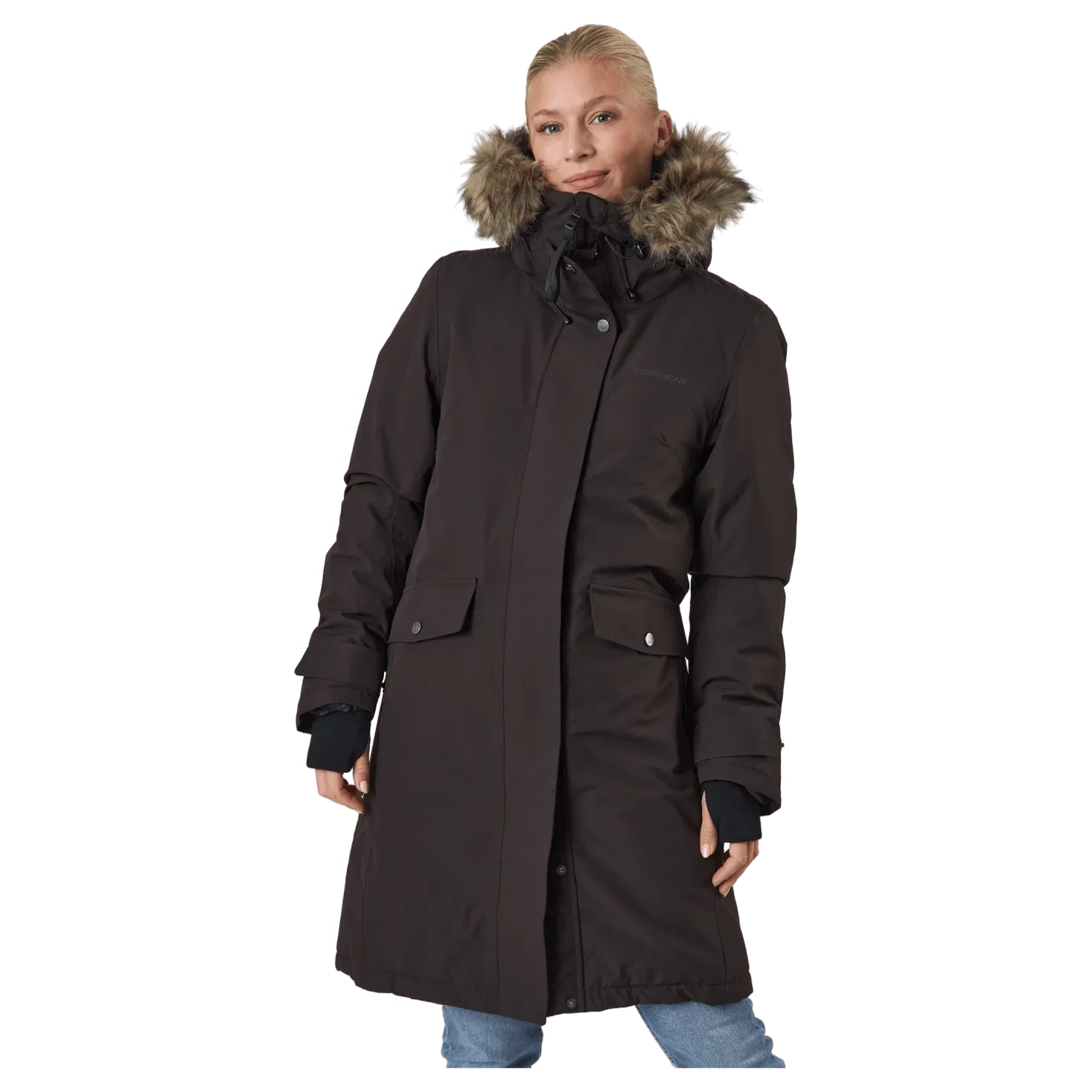 Erika Wns Parka 3 Brown