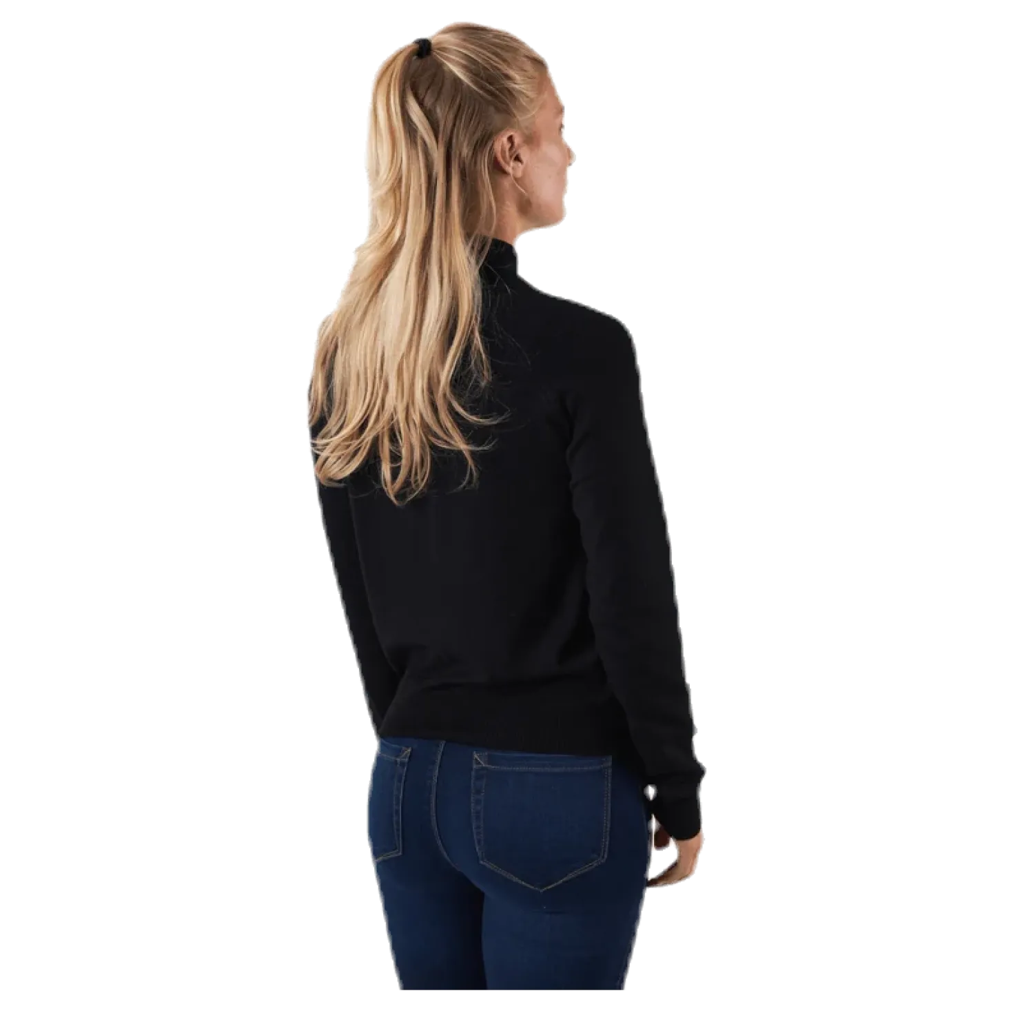 Esera Ls High Neck Knit Black