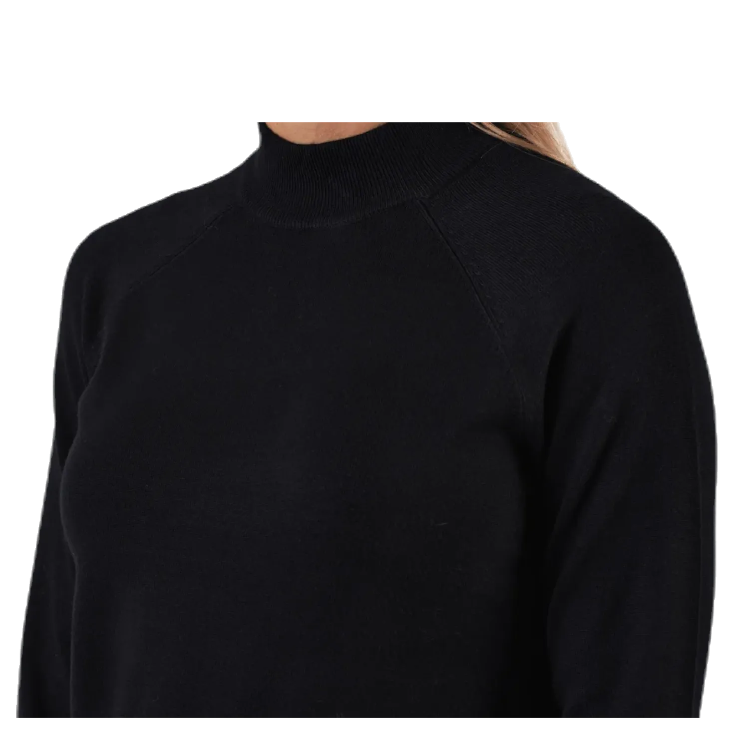 Esera Ls High Neck Knit Black
