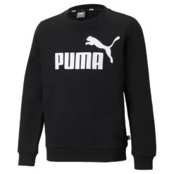 Ess Big Logo Crew Fl B Puma Black