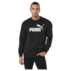 Ess Big Logo Crew Fl Puma Black