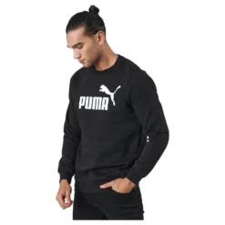 Ess Big Logo Crew Fl Puma Black