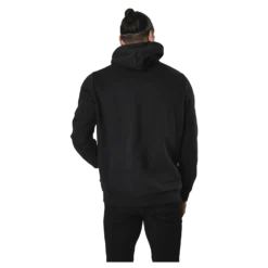 Essential Embroidery Logo Hoodie Fl Black