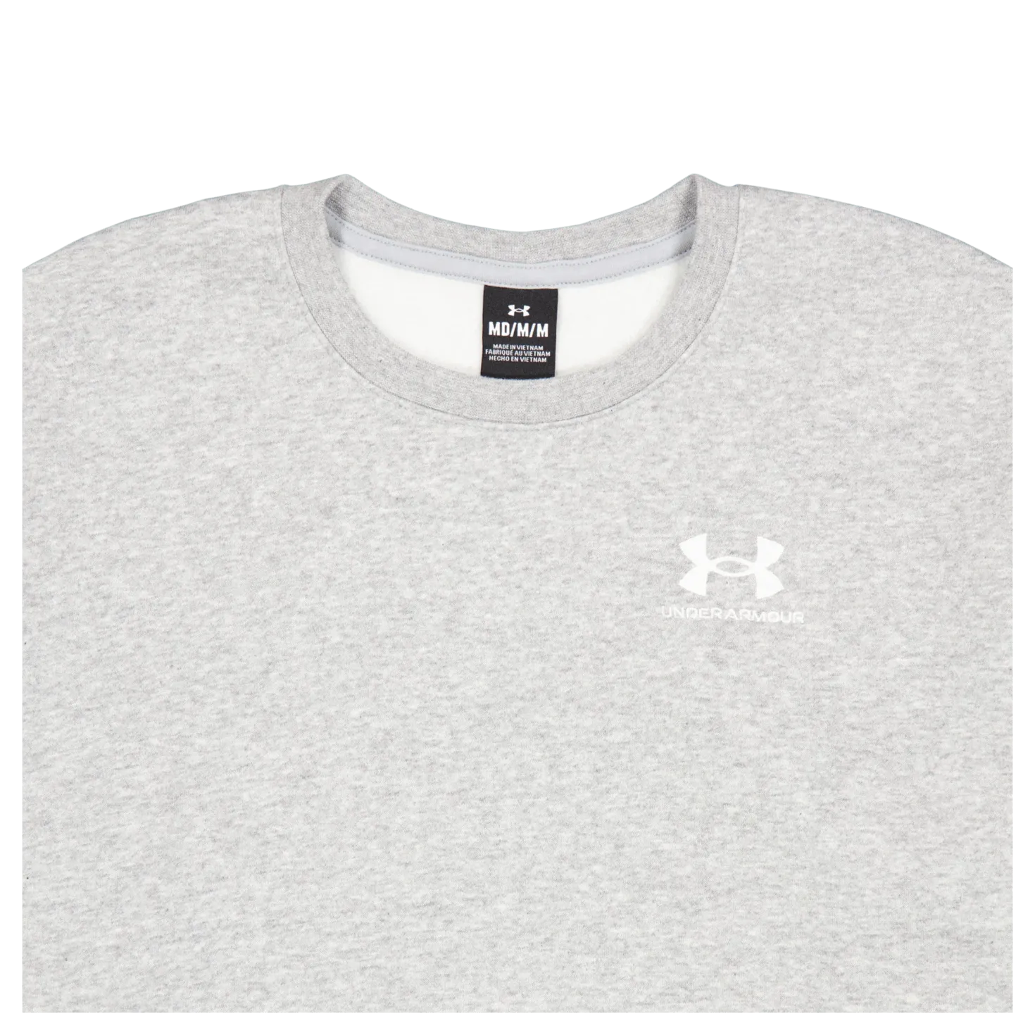 Essential Fleece Crew Mod Gray Light Heather