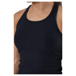 Essential Rib Racerback Black