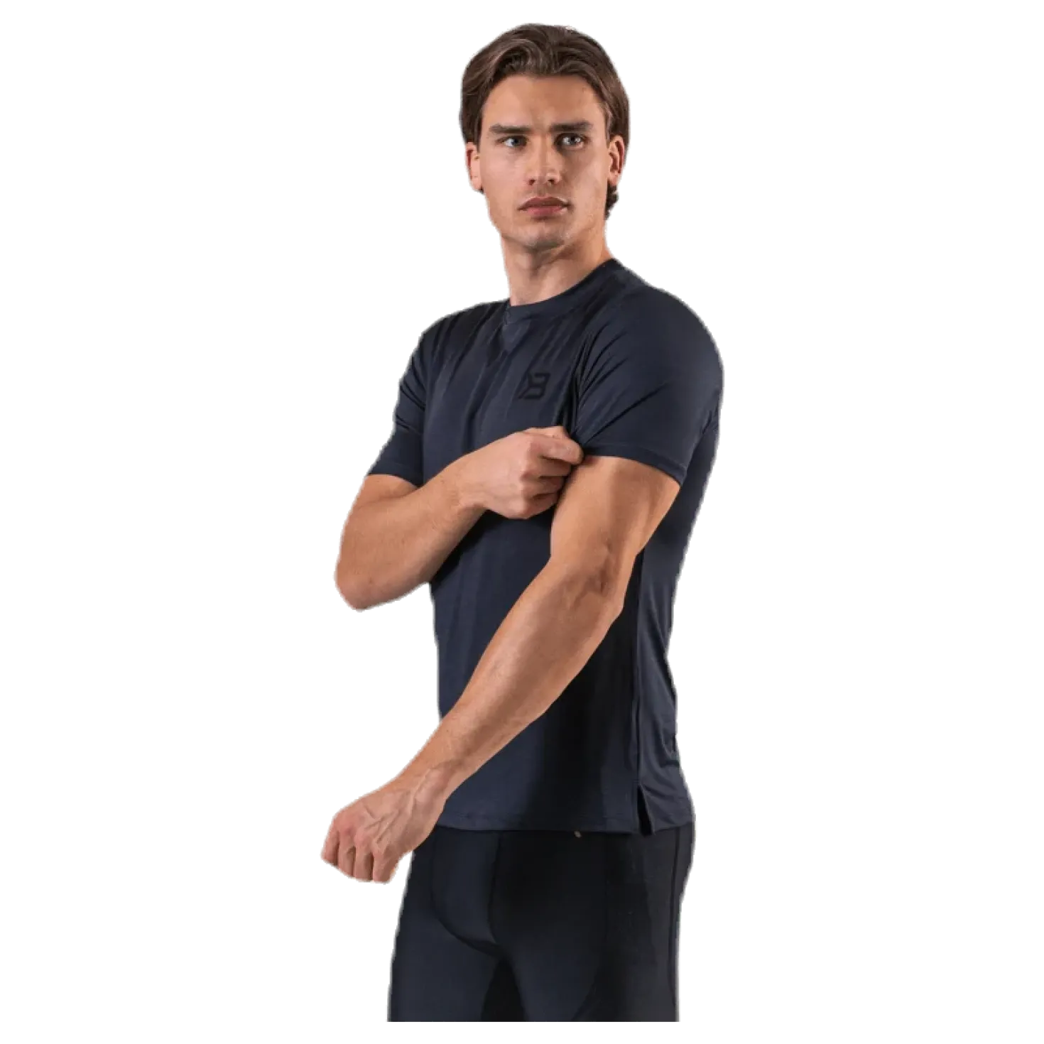 Essex Stripe Tee Grey