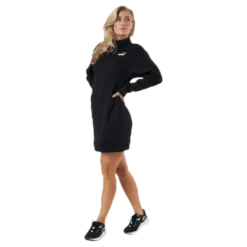 Ess+ Half-Zip Dress Tr Black