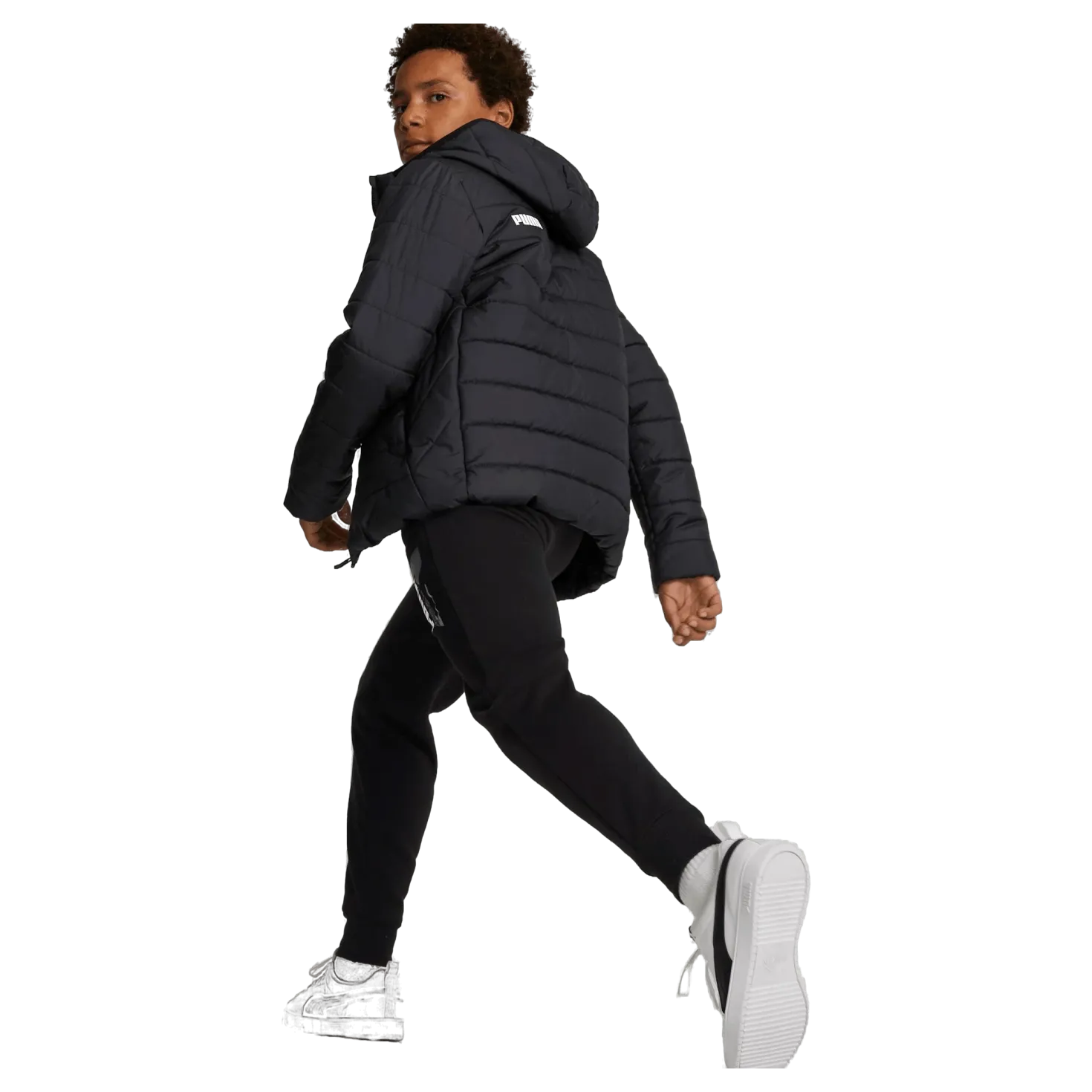 Ess Hooded Padded Jacket Puma Black