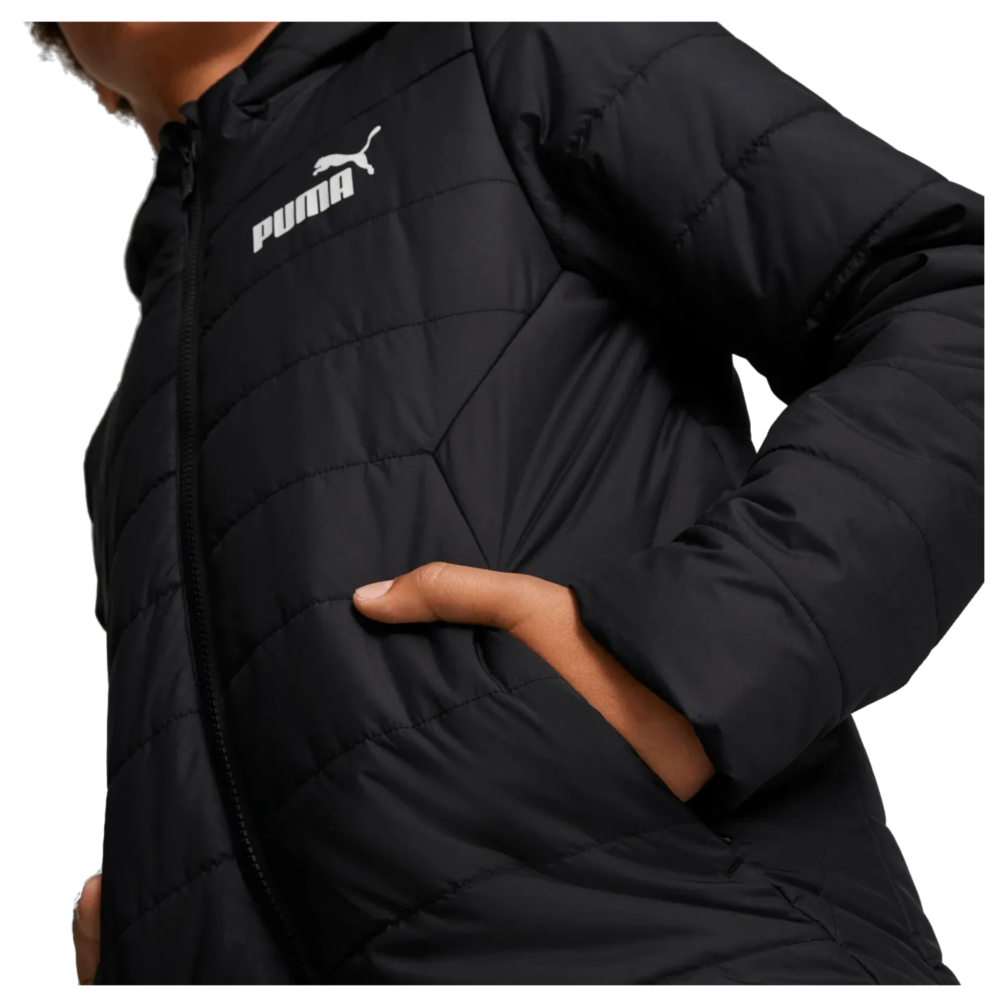 Ess Hooded Padded Jacket Puma Black