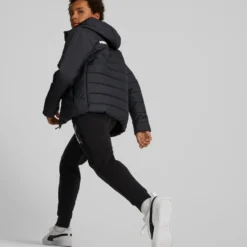 Ess Hooded Padded Jacket Puma Black