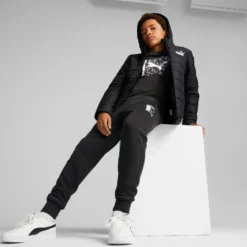 Ess Hooded Padded Jacket Puma Black