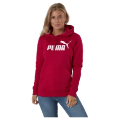 Ess Logo Hoodie Fl (s) Persian Red