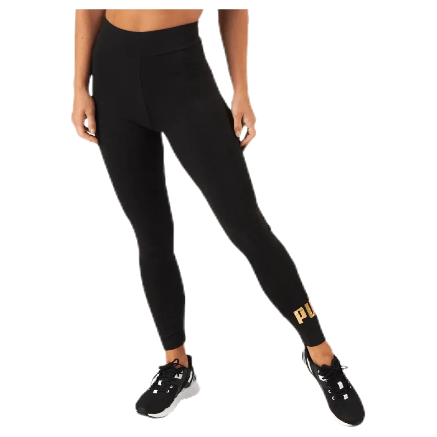 ESS Logo Leggings Black/Gold