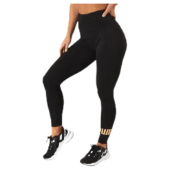ESS Logo Leggings Black/Gold