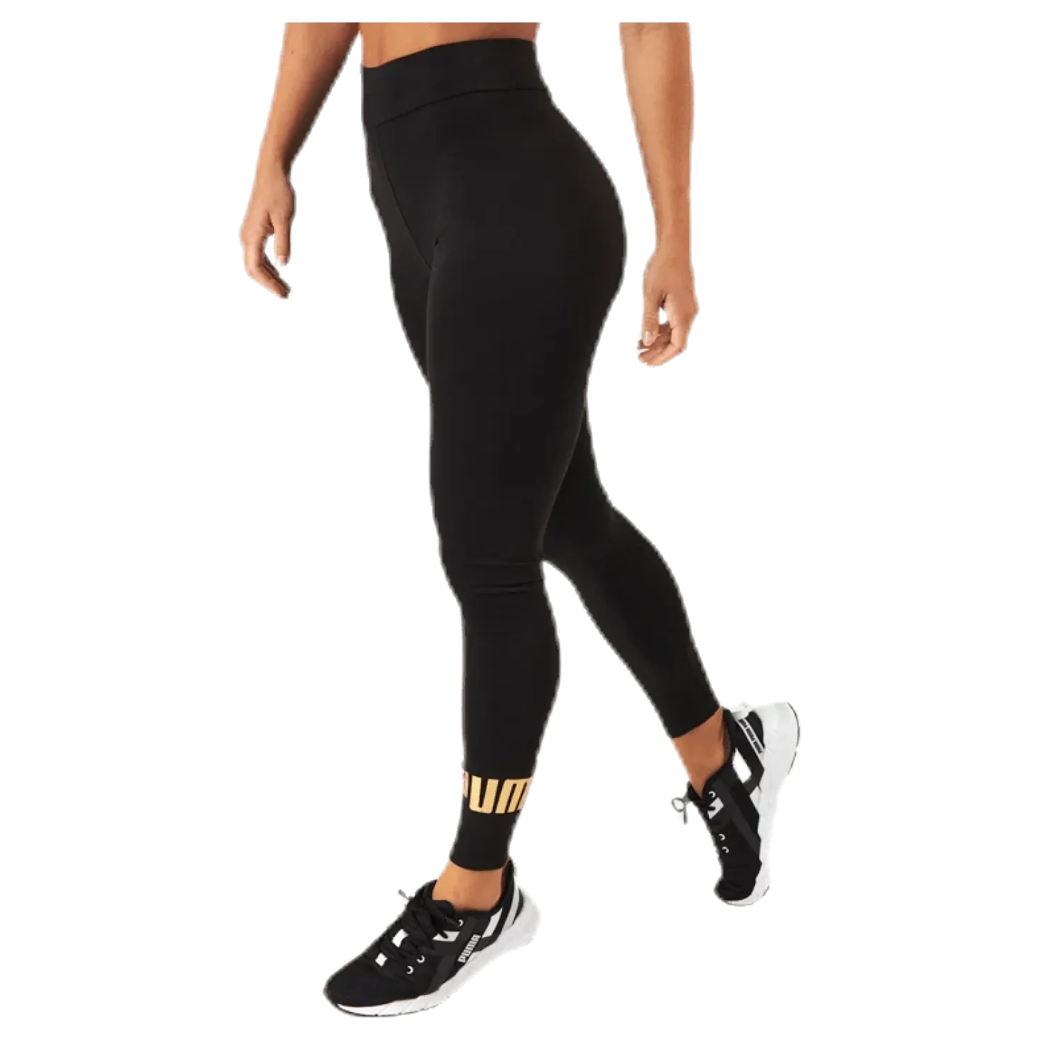 ESS Logo Leggings Black/Gold