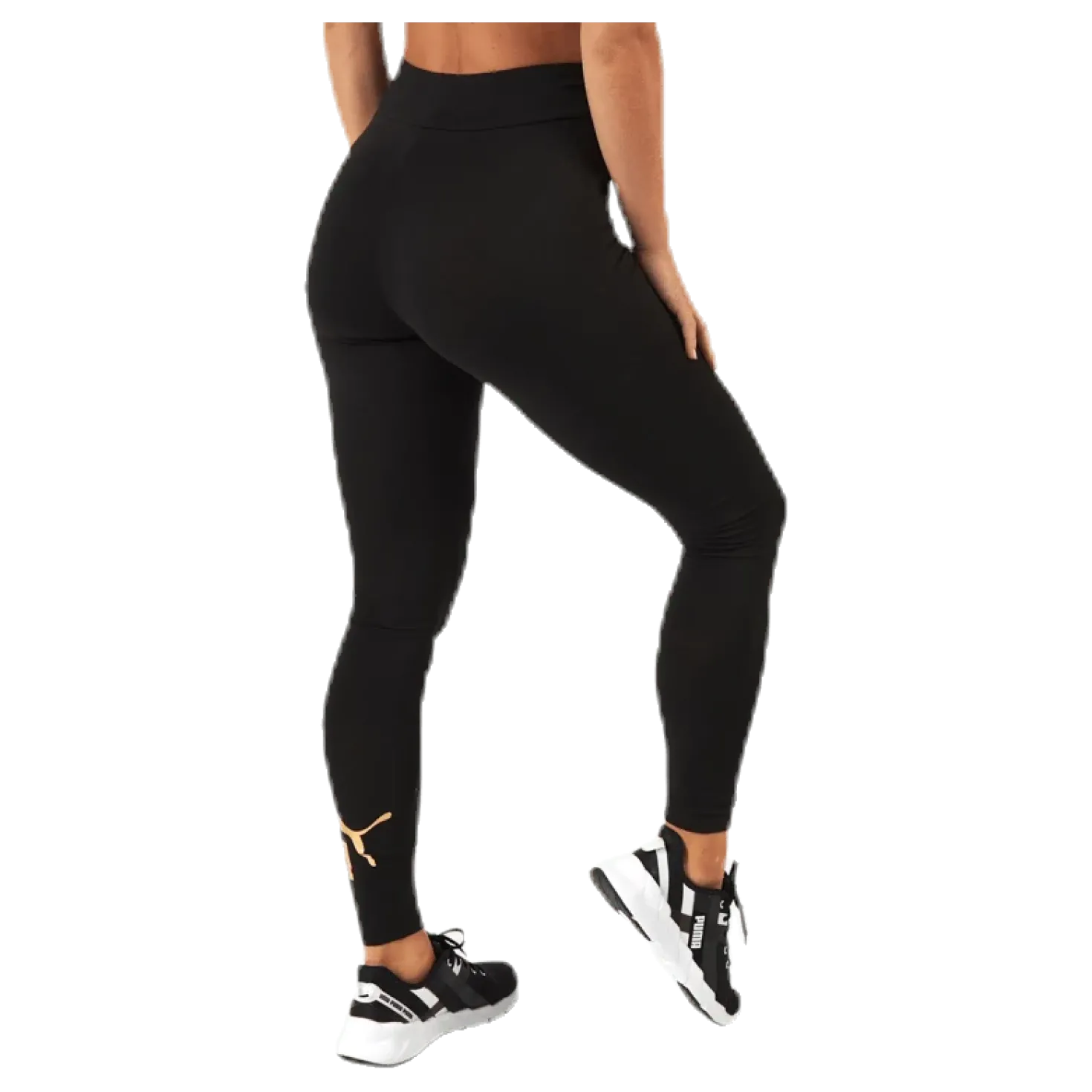 ESS Logo Leggings Black/Gold