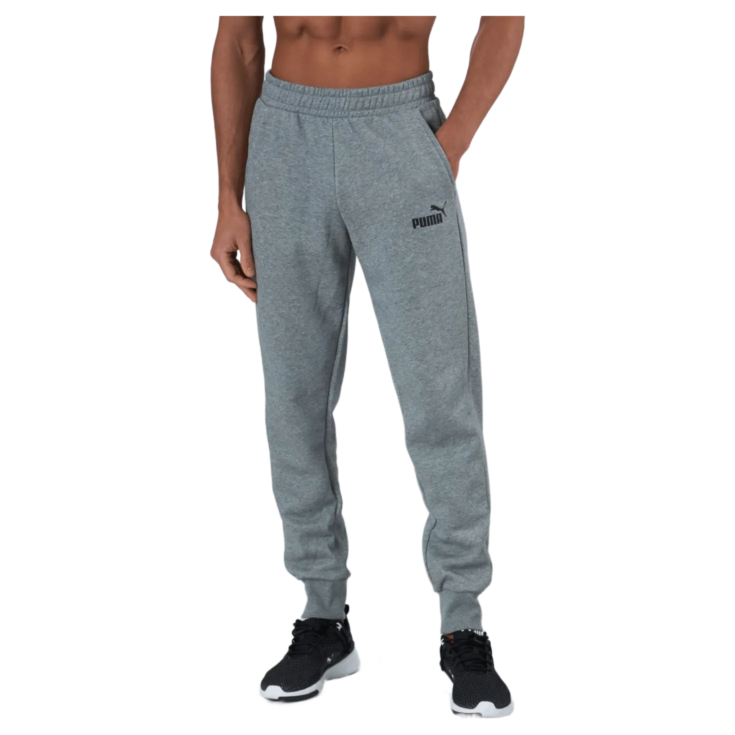 Ess Logo Pants Fl Cl Medium Gray Heather