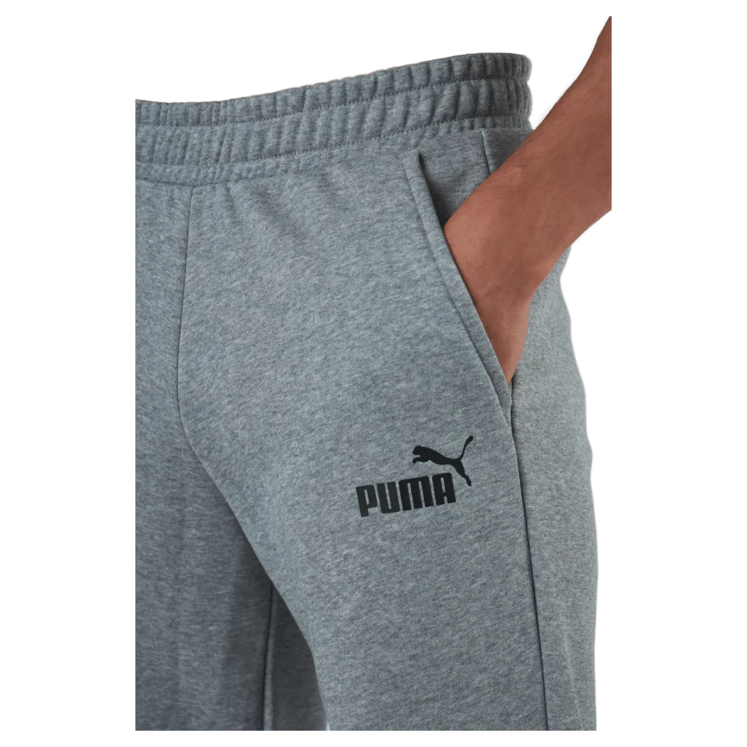 Ess Logo Pants Fl Cl Medium Gray Heather