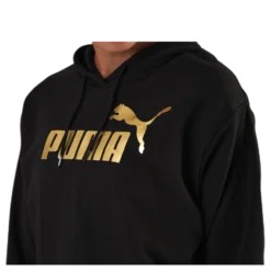 ESS+ Metallic Cropped Hoody TR Black/Gold
