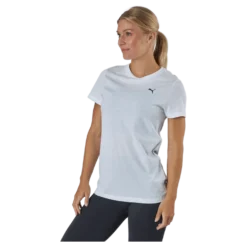 Ess Small Logo Tee Puma White-cat