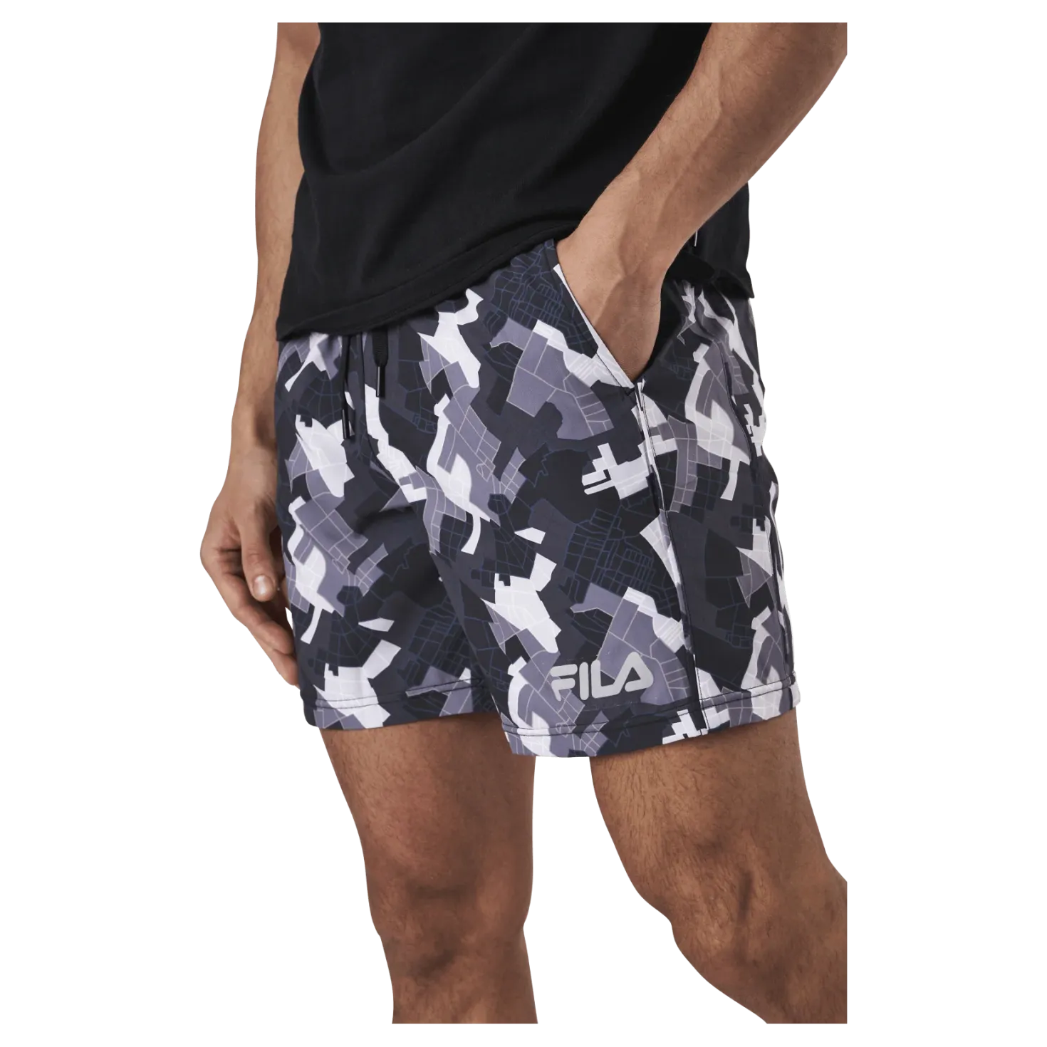 Everix Aop Shorts Grey
