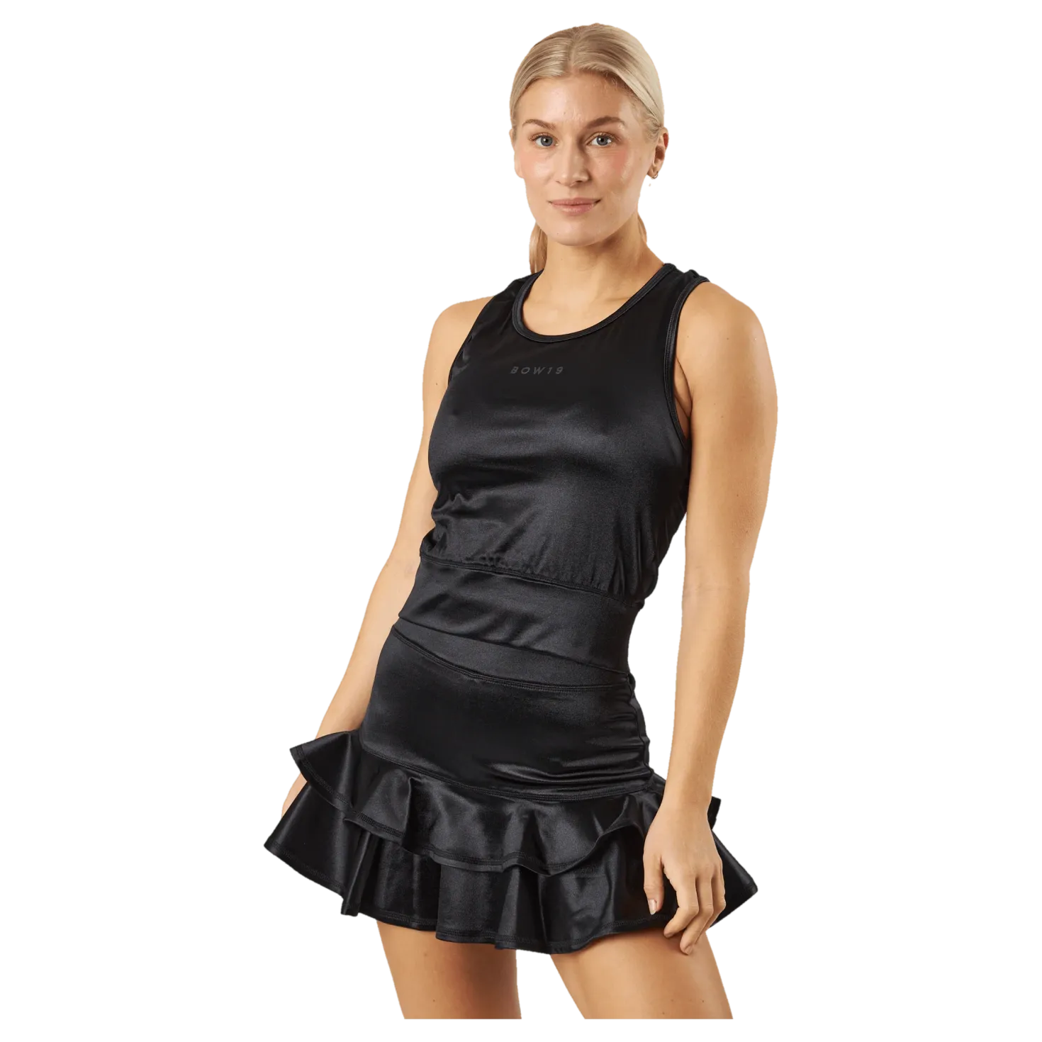 Evy Tank Top Black Metallic
