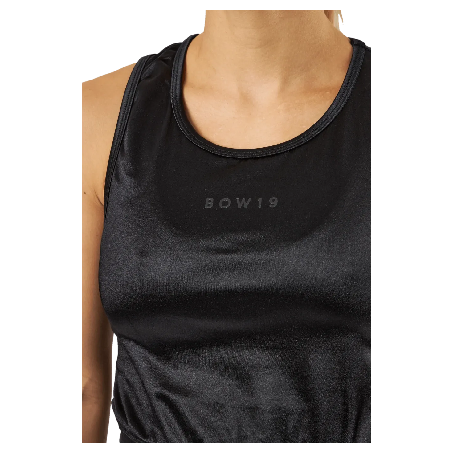 Evy Tank Top Black Metallic