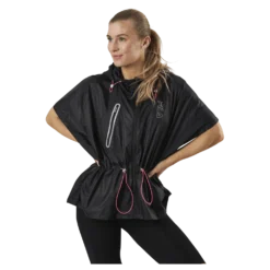 Eydie Wind Poncho Black