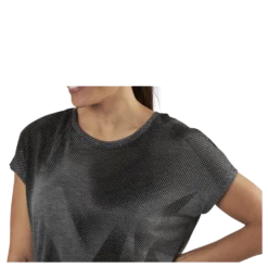 Fan Loose Burnout Ss Tee Black