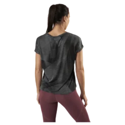 Fan Loose Burnout Ss Tee Black