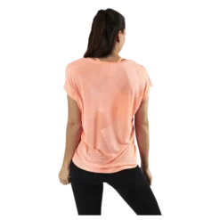 Fan Loose Burnout Ss Tee Orange