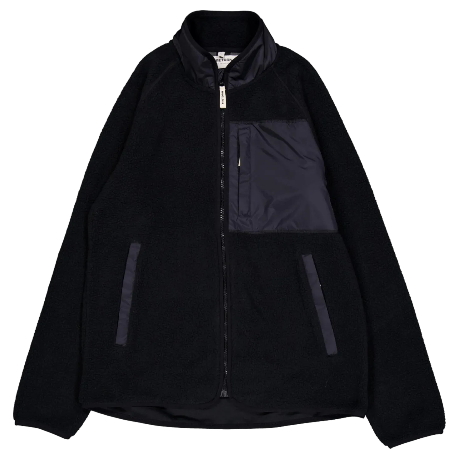 Farhult Pile Patch Jacket Black