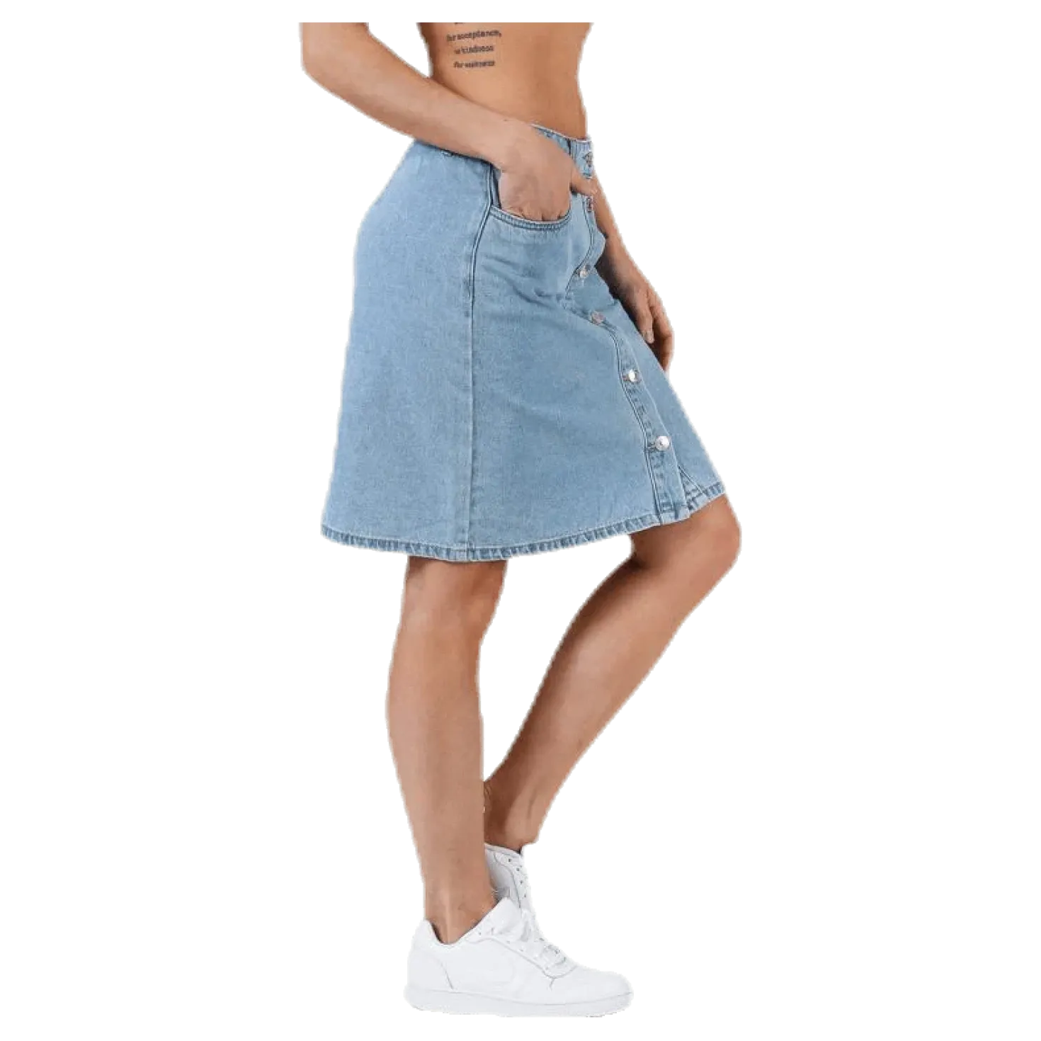 Farrah Reg Dnm Skirt Blue
