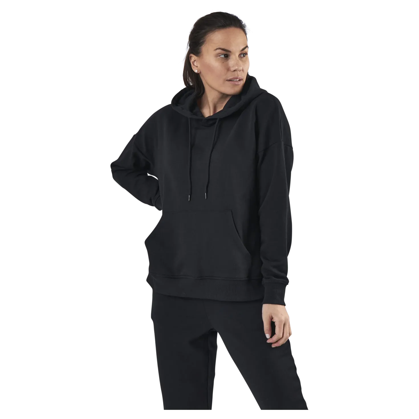 Feel Life L/S Hood Swt Black