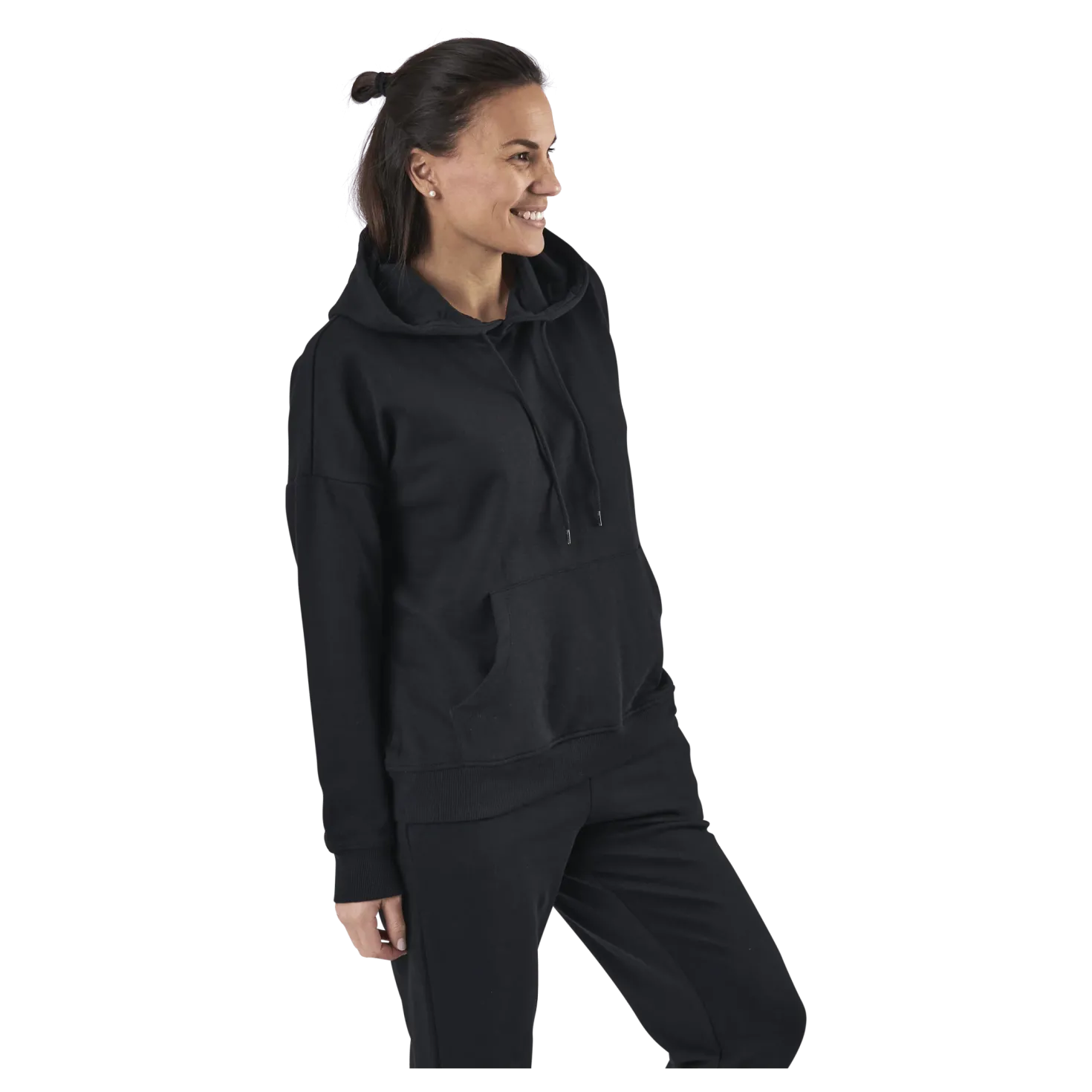 Feel Life L/S Hood Swt Black