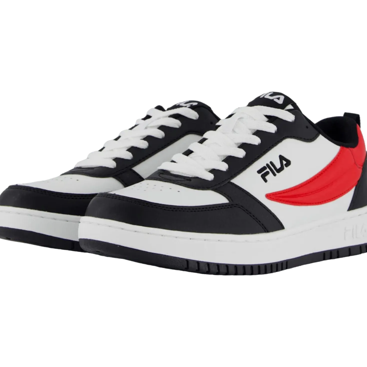 Fila Rega Nf Teens Black-fila Red